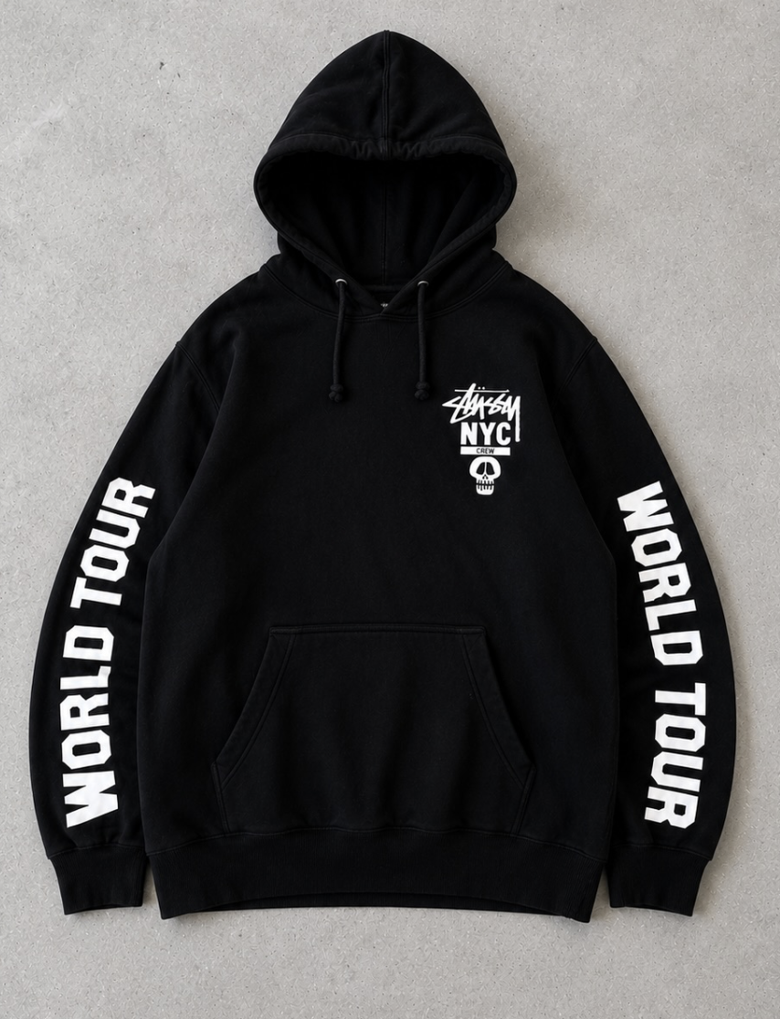 Stussy Wourld Tour Hoodie (L)