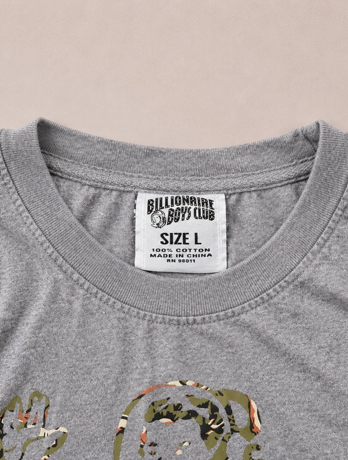 Billionaire Boys cLUB Astro Camo Tee (L)