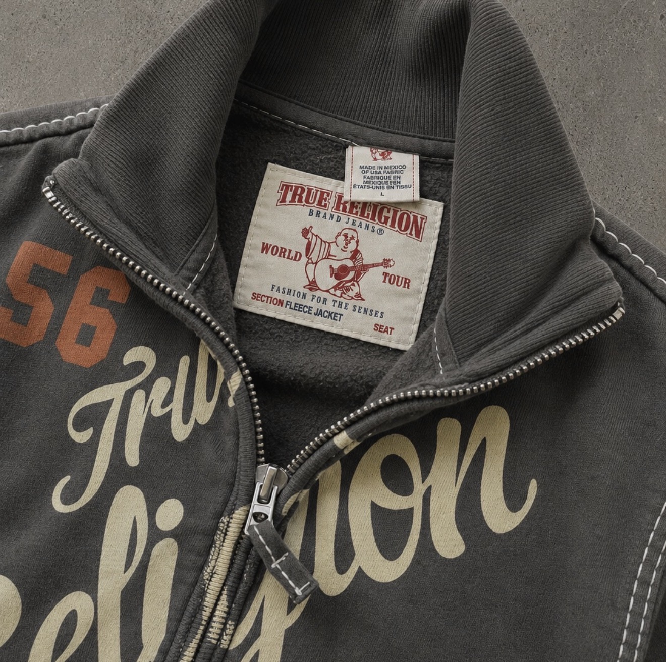 TRUE RELIGION ZIP (L)