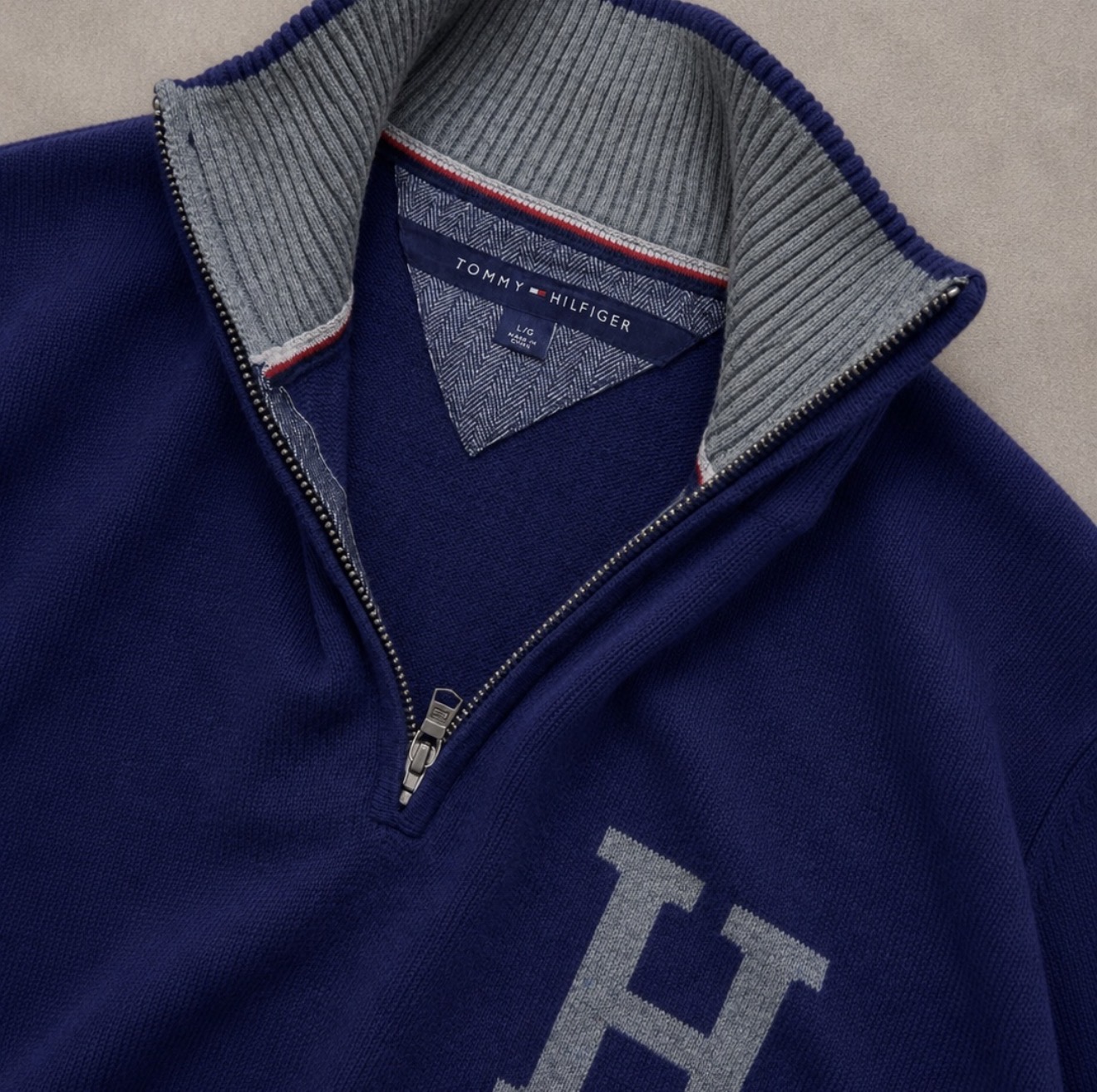Tommy Hilfiger Quarter zip (L)